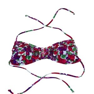 Xhilaration bikini top floral medium